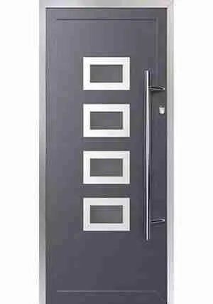 Aluminium Single Door d1 — design ad36, supply only