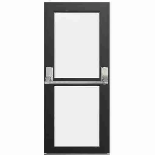 Aluminium Single Door with Fire Escape Panic Bar 2 – Made to Measure — design ad39, supply only