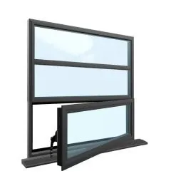 Crittall style aluminium windows
