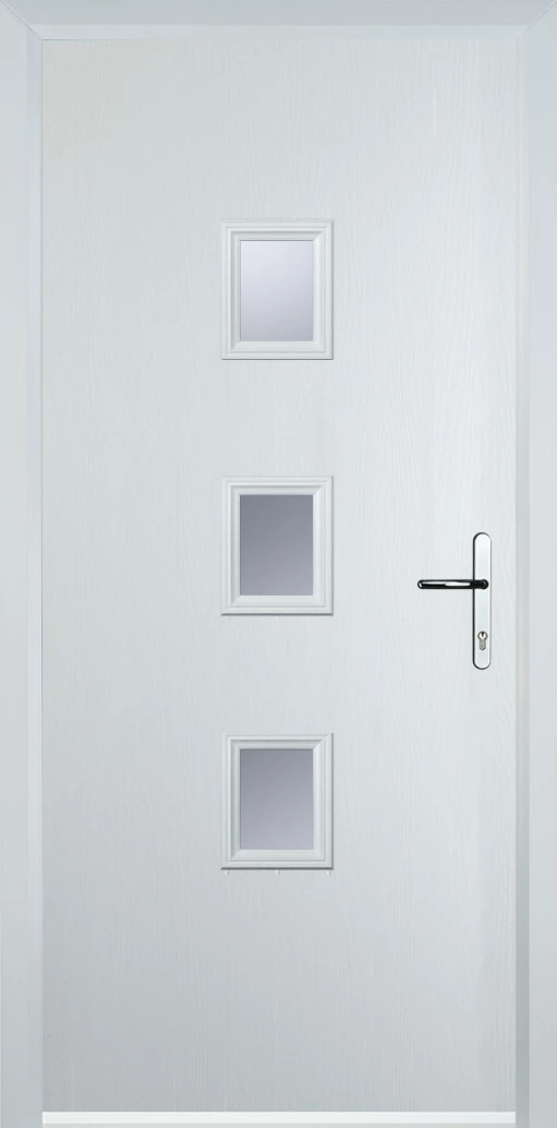 3 square mid flush grained — design cd24, supply only