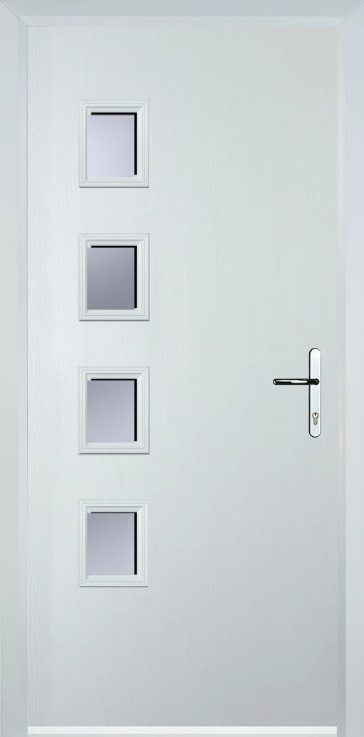 4 square flush grained left — design cd27, supply only
