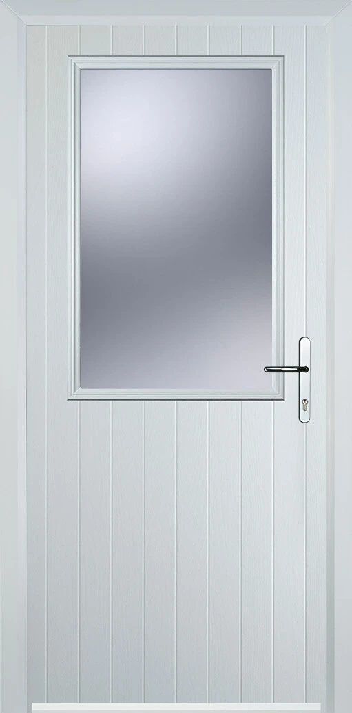 Fire door 30 cottage half glaze — design cfd4, supply only