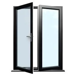 uPVC French — design fd34, supply only
